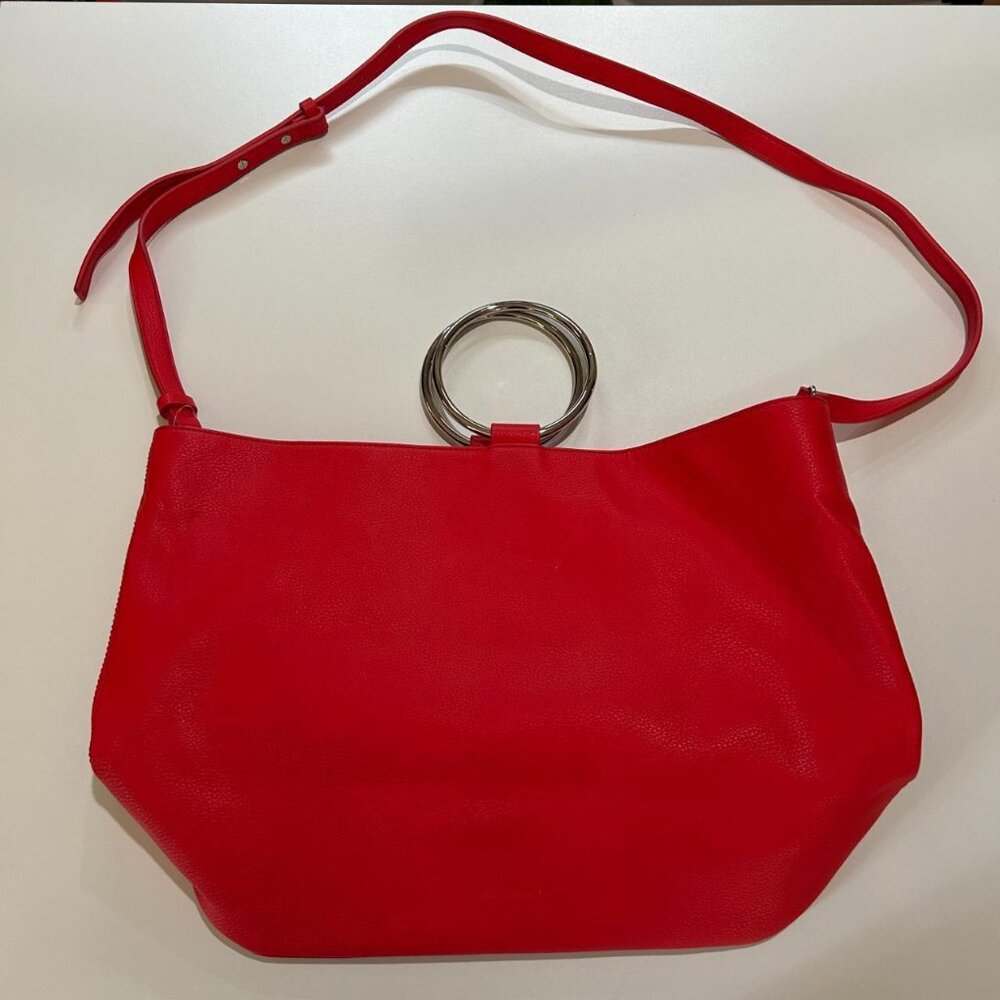 Y2K Vintage Cherry Red Leather Tote Bag ❣️🍒❣️